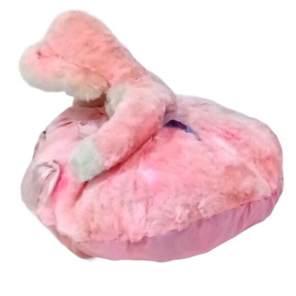 Vintage 1960s Childs Pyjama Holder Doll with Rubber Face‎ Pink Dress with Zip - Picture 7 of 7